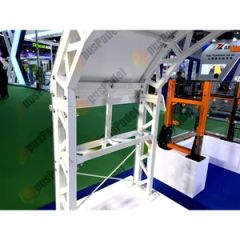 Hot DIP Galvanized Professional Event Equipment Outdoor Padel Tennis Court Panoramic Padel Court with Roof Cover - Image 5