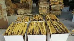 Split cassia (Dry bark cassia) Breakage No Broken Impurities Under 1,5% Length 35-42cm Max 90% Packing Net 10 Kg/carton Fungus Presence No - Image 3