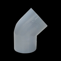 Plasto PVC  Agri Shoe Bend Color Gray Brand Plasto Material: Plastic Connection Type Male Inner Diameter 1 Inch Usage/Application Pipe - Radhika Sanitations