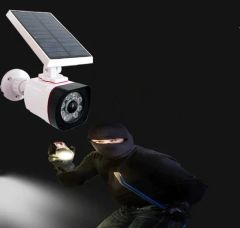 Outdoor Security Camera Solar LED Induction Wall Mounted Remote Control Sensor Lamp - Image 2