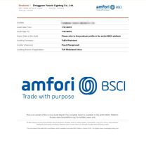 BSCI certificate from Shenzhen Wellsun Wood & Metal Products Co., LTD