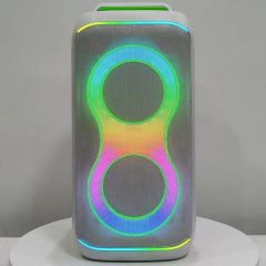 High Quality Double 8 Inch Party Box Speakers with Wireless Microphone - Image 1