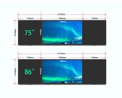 Smart Black Board 75 Inch for Public School with Dual System to Run Educational Software - Image 2