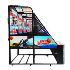 Foldable Basketball Shooting Sport Style Metal Plastic Wood Material Arcade Game Machine - Image 2
