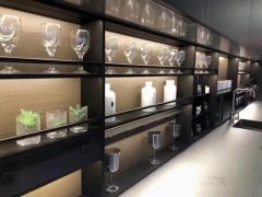 Direct Manufacturer 2022 Ready Made Finished Aluminum Glass Door Black Kitchen Cabinet Design - AIS SMARTI LLC
