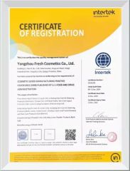 3 certificate from Yangzhou New Lotus Plastic & Daily Chemicals Co., Ltd.