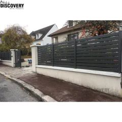 Aluminum Balcony Privacy Fence Profile Louver Frame Bar Horizontal Slat Fencing - Image 3