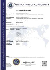 CE certificate from Nantong Yara Technology Co., Ltd