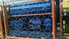 Factory Customized Carved Geometric Shapes Frame Bathroom Vanity Mirror Decoration Mirror - Image 2