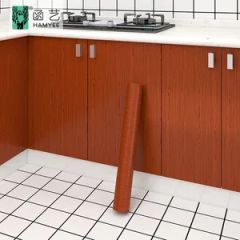 Removable Waterproof Wooden Color Wall Paper Wood Veneer Wall Paper Wallpaper - Hunan Hamyee Home Decor Co., Ltd.