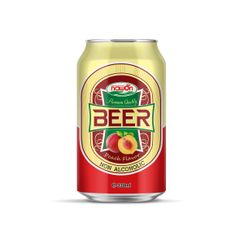 Natural Carbonate Beer with Peach Flavor in Box Or Pet Bottle Or Non Alcoholic with Peach - Image 1