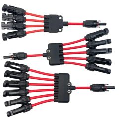 Y Branch 1to 5 Extension Solar Panel Parallel Connectors Battery Cord - Image 3
