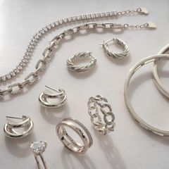 Silver Jewelry with semi precious stone - Image 1