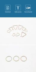 Customized Steel Wire Formed Clothes Clip Circular Spring - Image 4