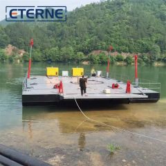 Eterne Customized River Working Excavator Use Assembly Pontoons Modular Barge - Image 6