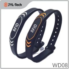 Reading NFC RFID Silicone Wristband NFC Band RFID Bracelet for Gym and Concert Musical - Image 1
