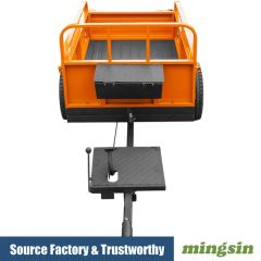 Small Farm Tiller Pulled Mini Cargo Transport Trailer for Micro Cultivators - Image 4