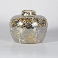for Sale Handmade Mosaic Glass Table Vase - Image 4