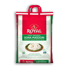 WHOLESALE ROYAL SONA MASOORI ORGANIC RICE 20 LBS. - Image 1