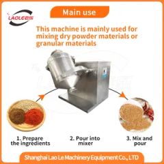 Sw 1000 Multi Directional Swing Mixer Three Dimensional Chemical Food Powder Blend Mixer - Image 3