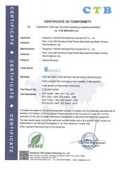 Optical Receiver RoHs certificate from Hangzhou Fullwell Optoelectronic Equipment Co., Ltd.