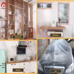 Waterproof Protective Drop Cloth Plastic High Temperature Masking Film - Image 5