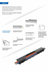 PVC Multi Rex Polyolefin Channels Cable Protection Color Black Material PVC Durability Long-term Uv Stability Excellent Corrosion Resistance - Image 4