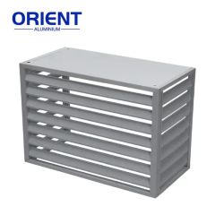 Building Material Powder Coating Outdoor Decorative AC Cover Aluminum Air Conditioner Cover - Image 4