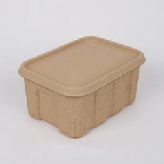 Factory Direct Custom Luxury Yellow Pulp Dry Press Gift Box Packaging Storage Box - Dongguan K.B.D Pack Pulp Mould Products Co., Ltd