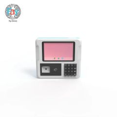 Compact 8-Inch Self-Service Retail Touchscreen Machine 4*4 Mechanical Keyboard NFC Barcode POS - Image 3