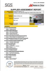 SGS certificate from Kunshan Bova Plastic Co., Ltd.