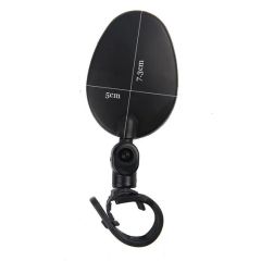 Bicycle Rearview Mirror Wide Angle Convex Mirror Cycling Mirror Mountain Bike Rearview Mirror Silicone Handle Rearview Mirror - Image 6