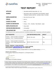 BS EN 1729-1:2015 certificate from Zhejiang Hanhao Industrial Co., Ltd.