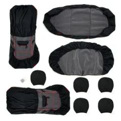 Customized PVC Leather Seat Car Covers Shape Flat Logo Accept Origin China Model NO. A06284 Technics Handmade Trademark - Image 3