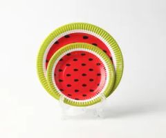 7" Round Film Laminated Colored Paper Plate Size 7" Brand Soton Origin China MOQ 100 Ctns Trademark SOTON HS Code 48239090 - Image 4