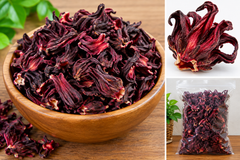 Dried hibiscus flower, sesame, and dried ginger – product photo 1, product detail gallery