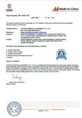 Audited Supplier certificate from Foshan Vokodak Medical Equipment Co., Ltd.