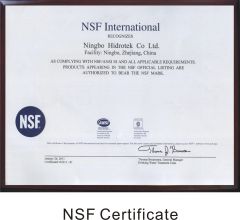 NSF certificate certificate from Ningbo Hidrotek Co., Ltd.