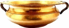 Brass Urli Color Gold Material Brass Finish Polished Capacity 1 Litre Usage Event Decor Design Style Ethnic Design Curved - Image 5