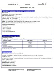 material safety data sheet certificate from Yiwu Shuangjia Sealing Adhesive Tape Co., Ltd.