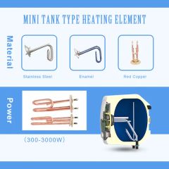 Compact Portable Slim Enmal Tank Household Mini Tank Electric Water Heater - Image 5