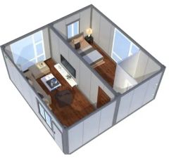 Waterproof Quick Assembly Steel Structure Flat Pack Container House - Image 1