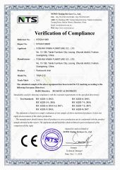 CE certificate from Foshan Yinma Furniture Co., Ltd.