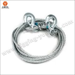 Galvanized Wire Rope Sling with Double Loop on The Ends - Image 3