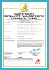 CE of drilling machine certificate from Shandong Dechang Machinery Co., Ltd.