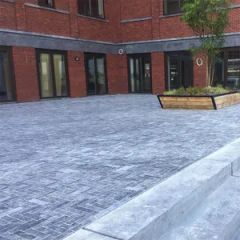 Chinese Best Sales Tumbled Blue Limestone Tiles Pavers Color Grey Origin China Size 10*20cm Type Quartzite Thickness - Image 1