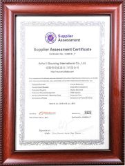 Ali gold supplier certificate of Anhui I-Sourcing International Co., Ltd. – certificate photo, supplier certificates section