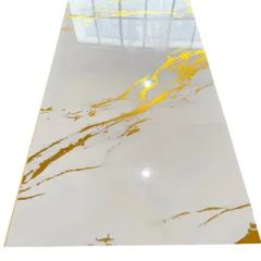 Eco Friendly Plastic Marble Wall Paneling Sheet High Glossy UV Coating Decorative PVC Wall Panels - KUNSHANG INTERNATIONAL CO., LTD.