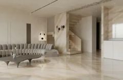 Premium Gray Sintered Slab Porcelain for Modern Interiors - Image 1