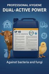 GP 40 (Disinfectant) Form Liquid Packaging Drum (5 lt) Shelf Life 24 months, 24-month Application Methods Spraying Or Thermofogging - Image 1